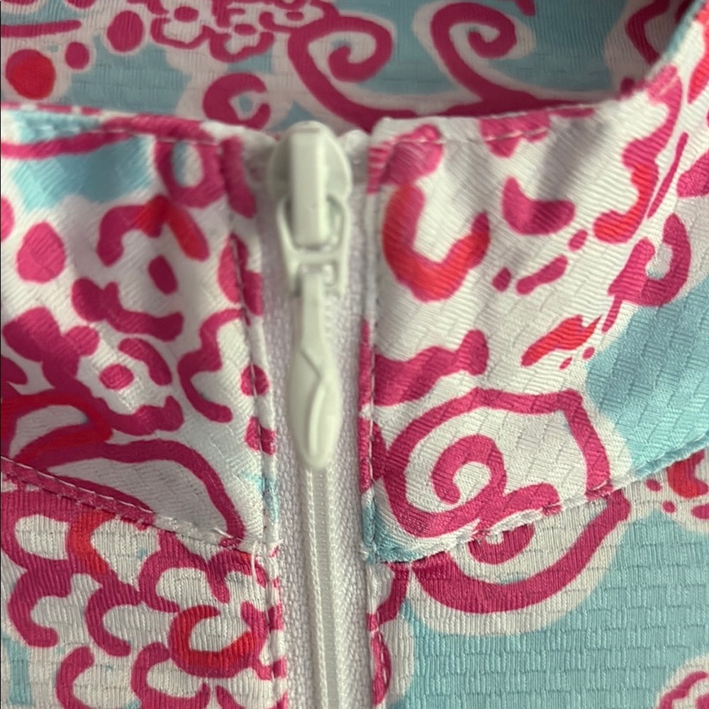 Gottex Half Zip Long Sleeve Top SZ S - Picture 3 of 6